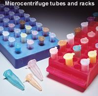 Microcentrifuge tube racks and tubes - Quality laboratory plastics