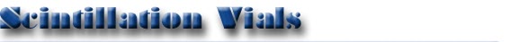 SCINTILLATION VIALS - Quality Laboratory Plastics